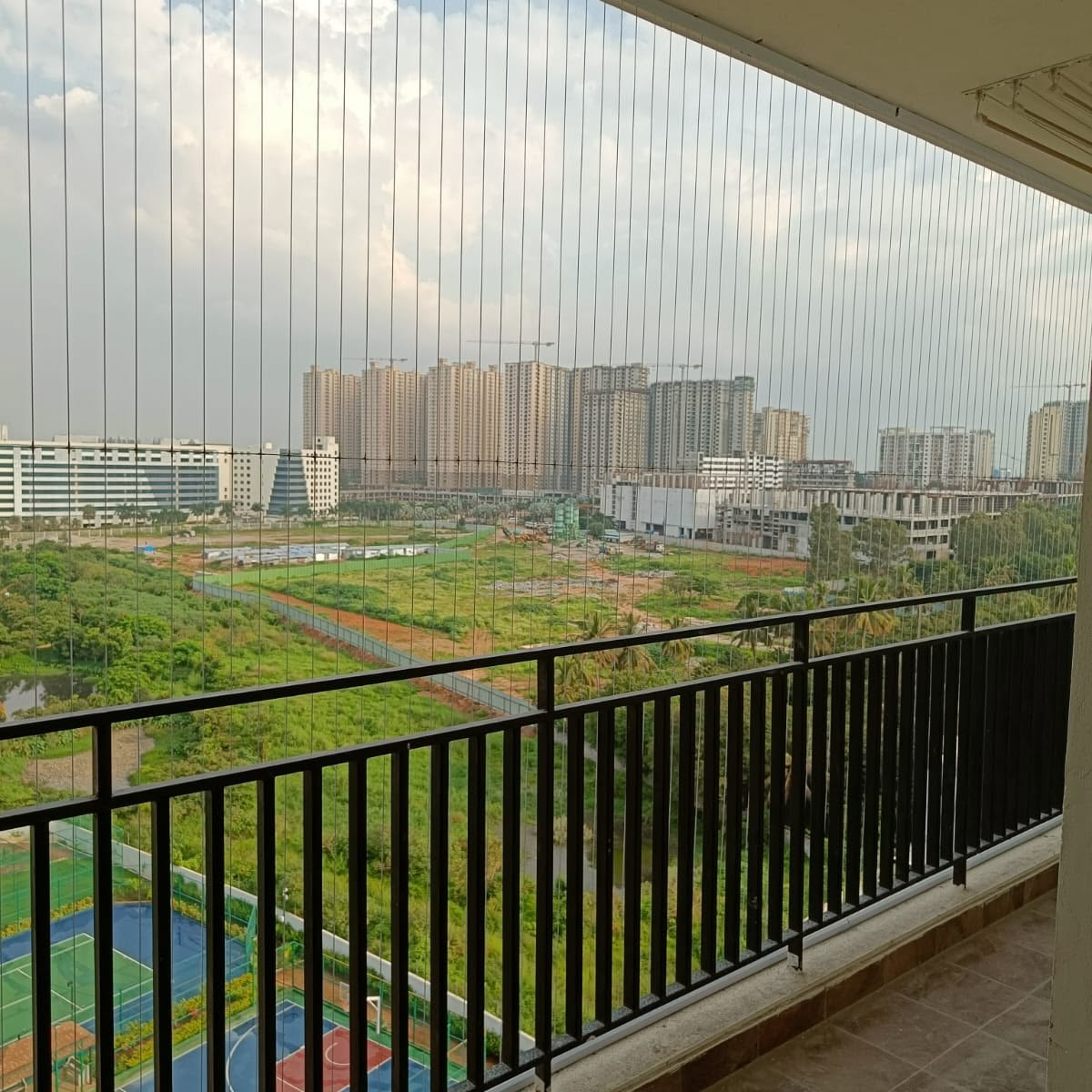 Invisible Grill Installation in KPHB Colony